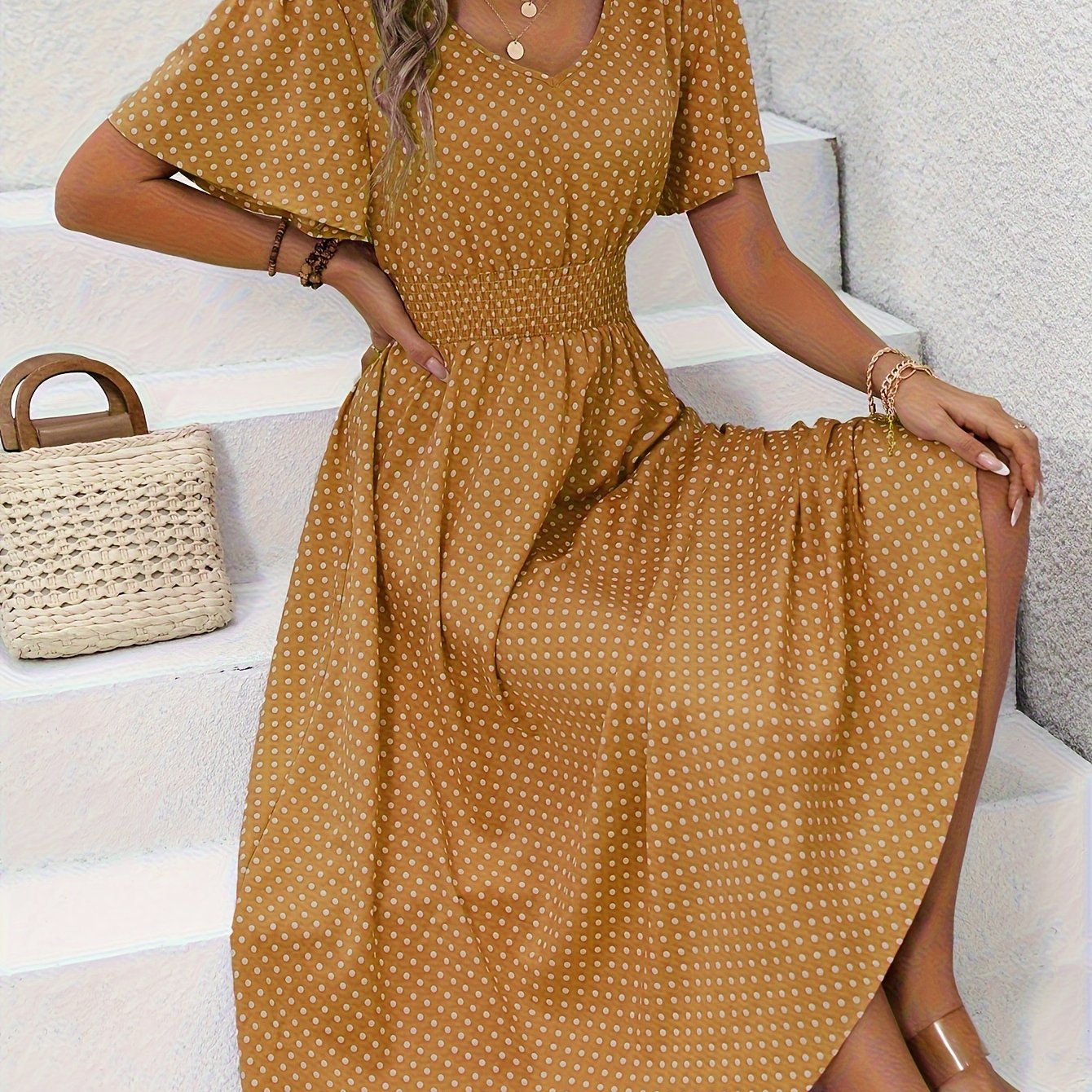 Raquel | Polka Dot Print Dress