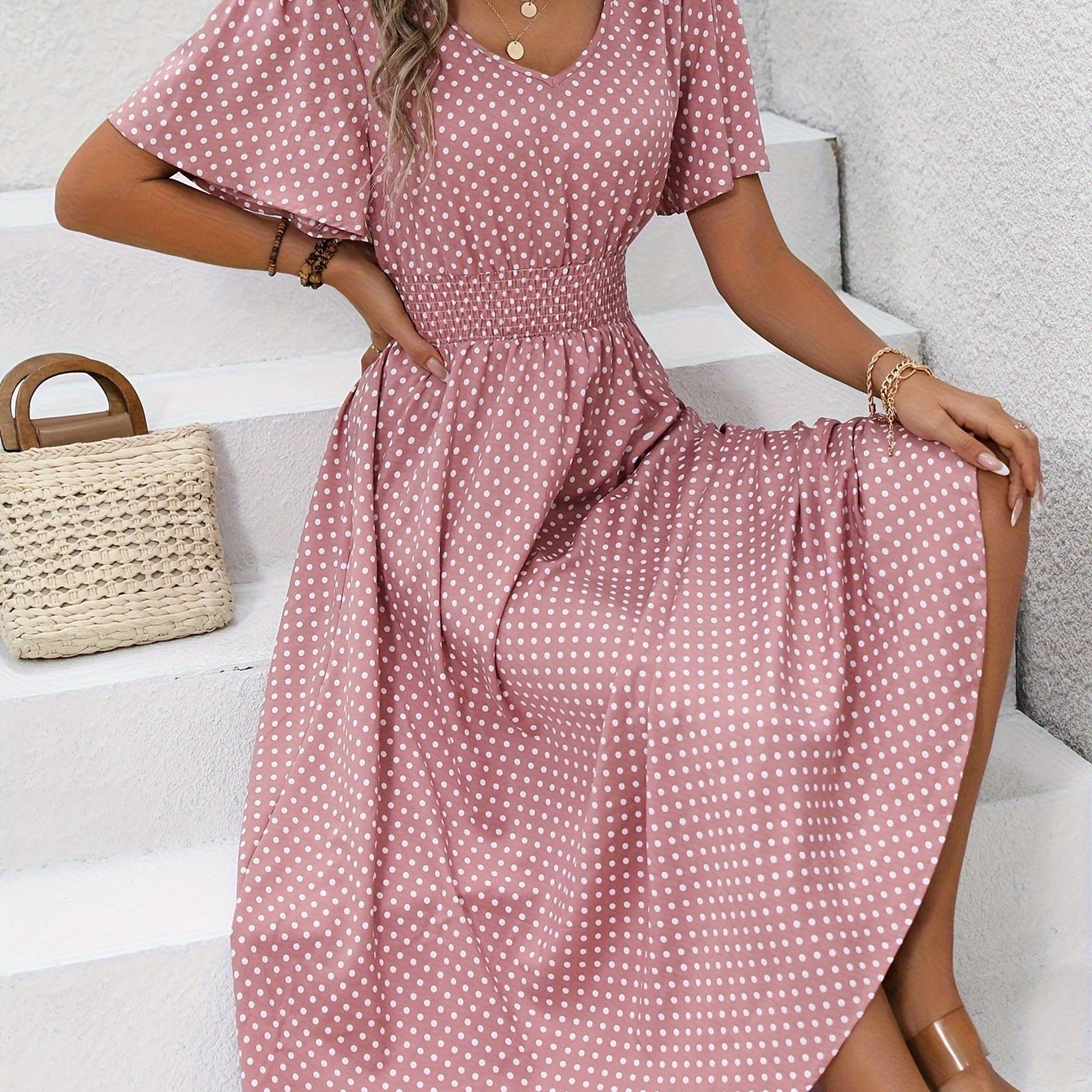 Raquel | Polka Dot Print Dress