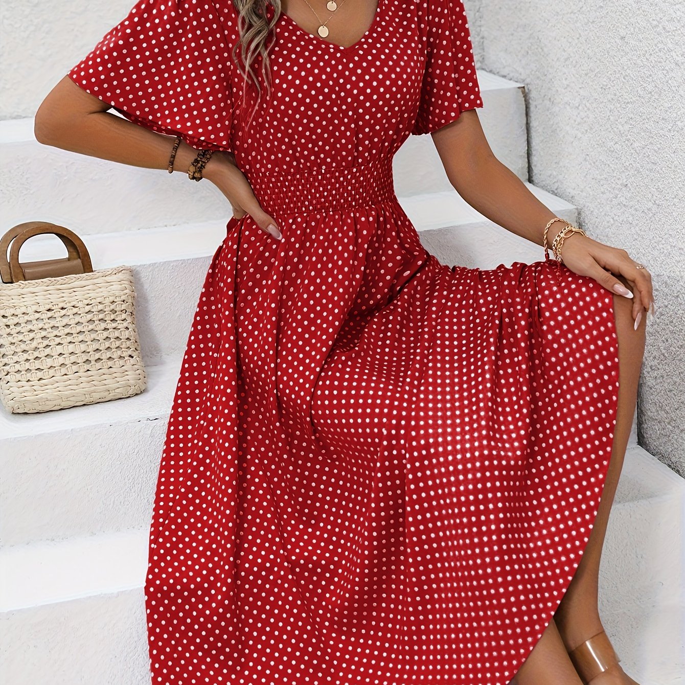 Raquel | Polka Dot Print Dress