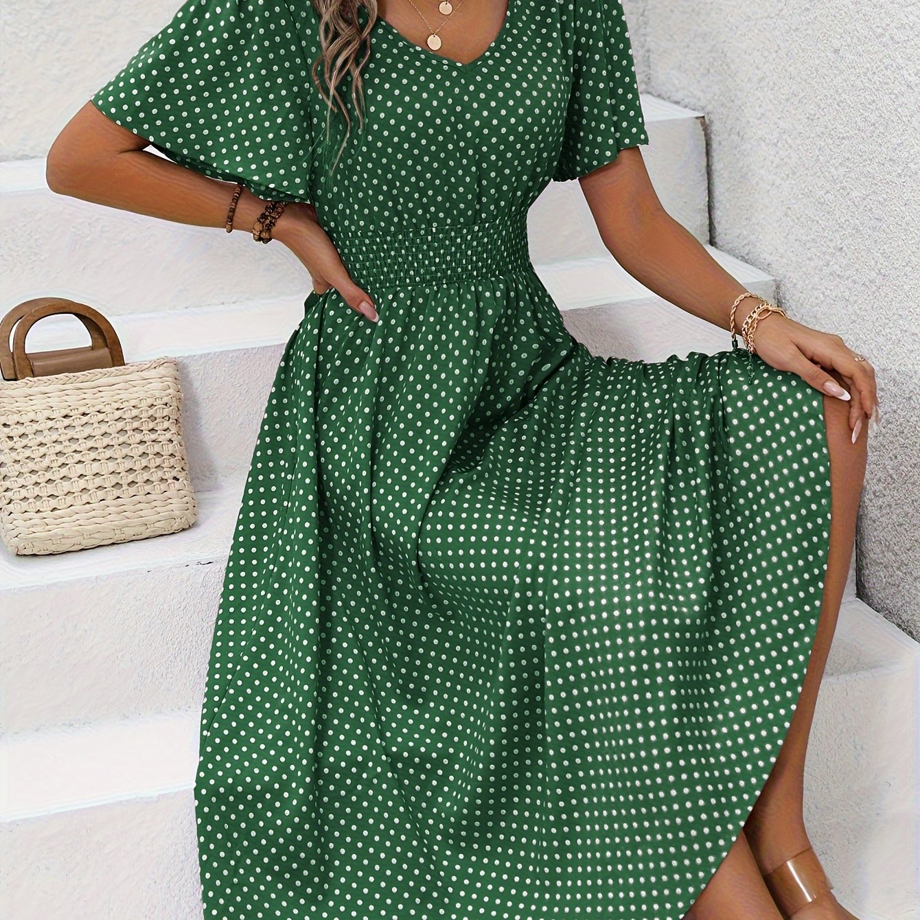 Raquel | Polka Dot Print Dress