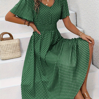 Raquel | Polka Dot Print Dress