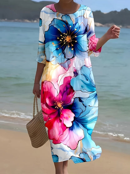 Arelis｜Dress with Floral Print