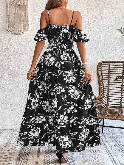 Leire | Elegant Dress with Floral Print