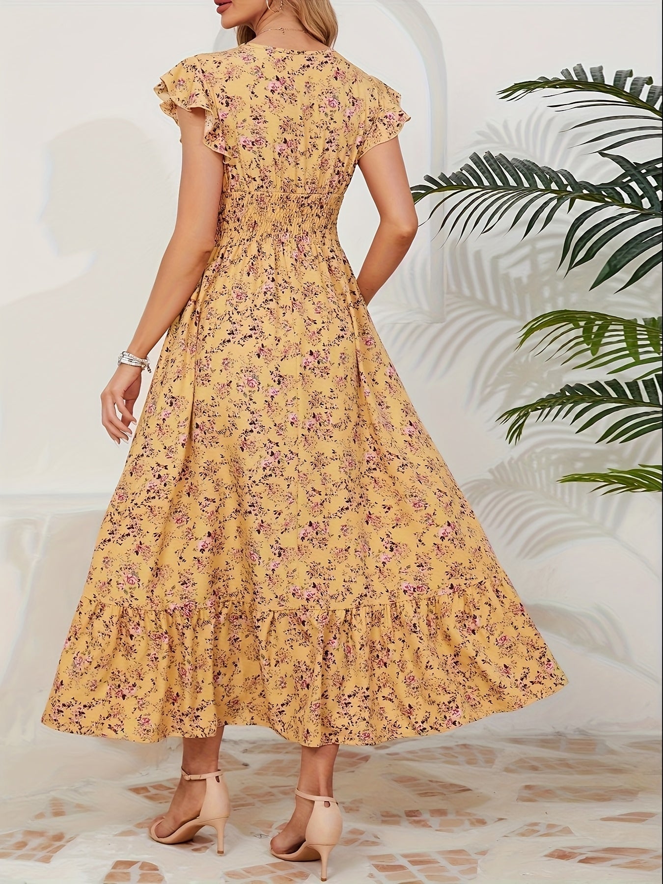 Elena | Floral Print Dress