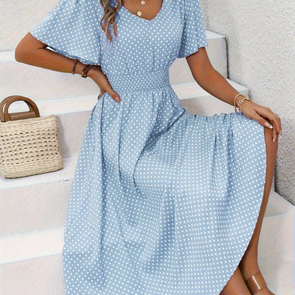 Raquel | Polka Dot Print Dress