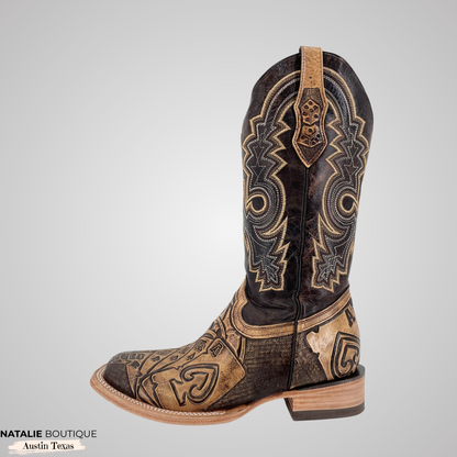 Luna – Bohemian Style Boots Rustic