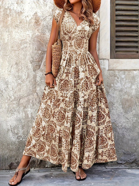 Lucía | Long Dress with V-Neck