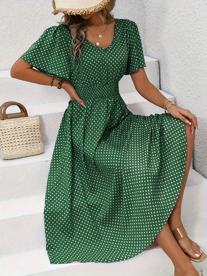 Raquel | Polka Dot Print Dress