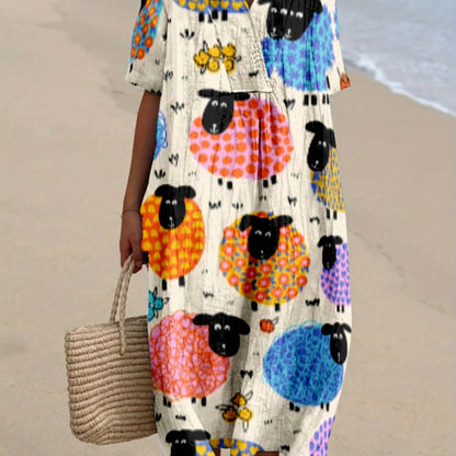 Dafne｜Printed Dress