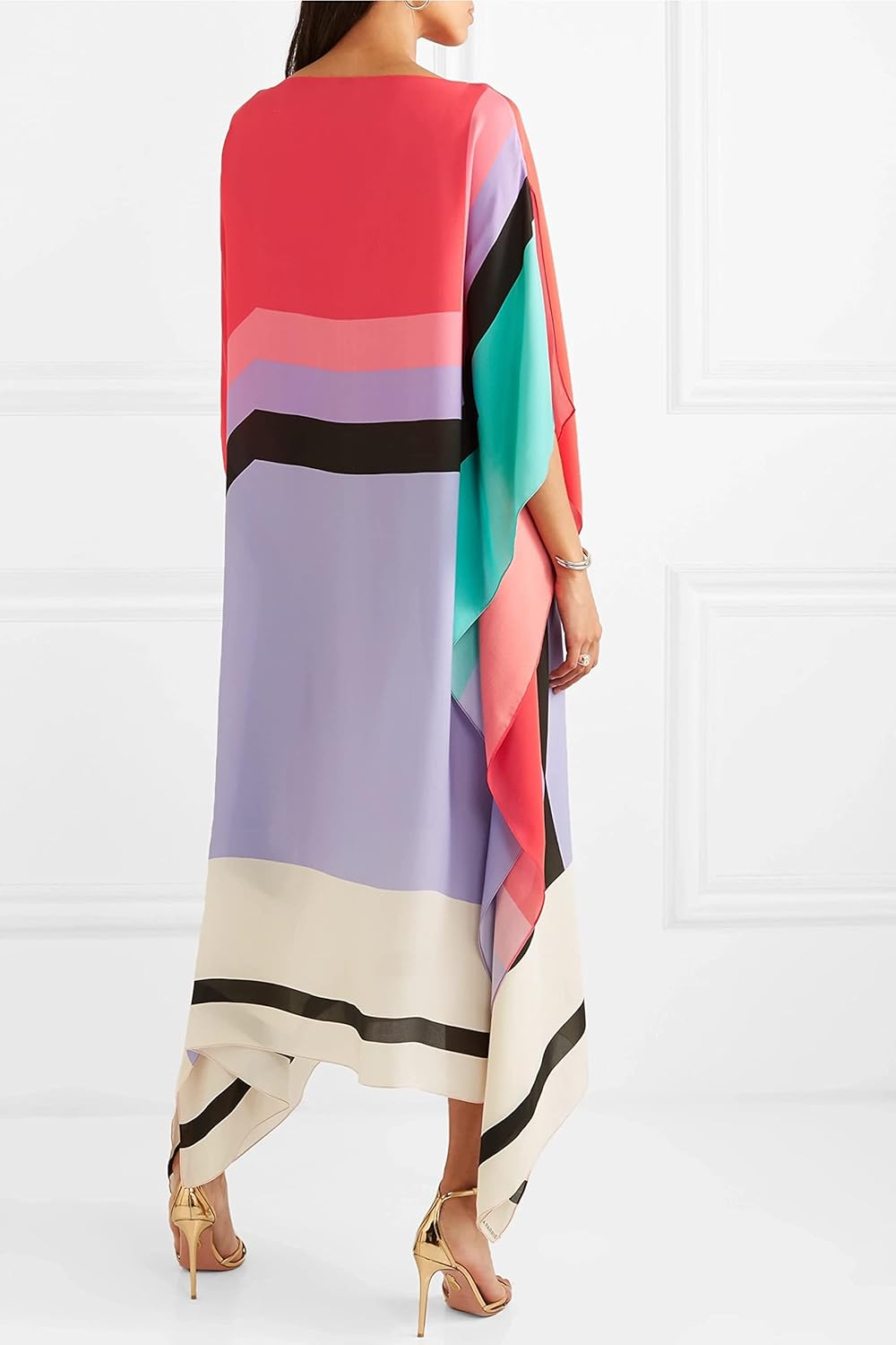 Iria | Elegant Dress with Geometric Print