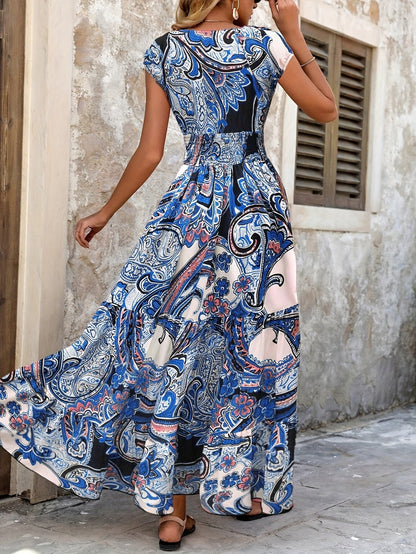 Alicia | Long V-Neck Dress