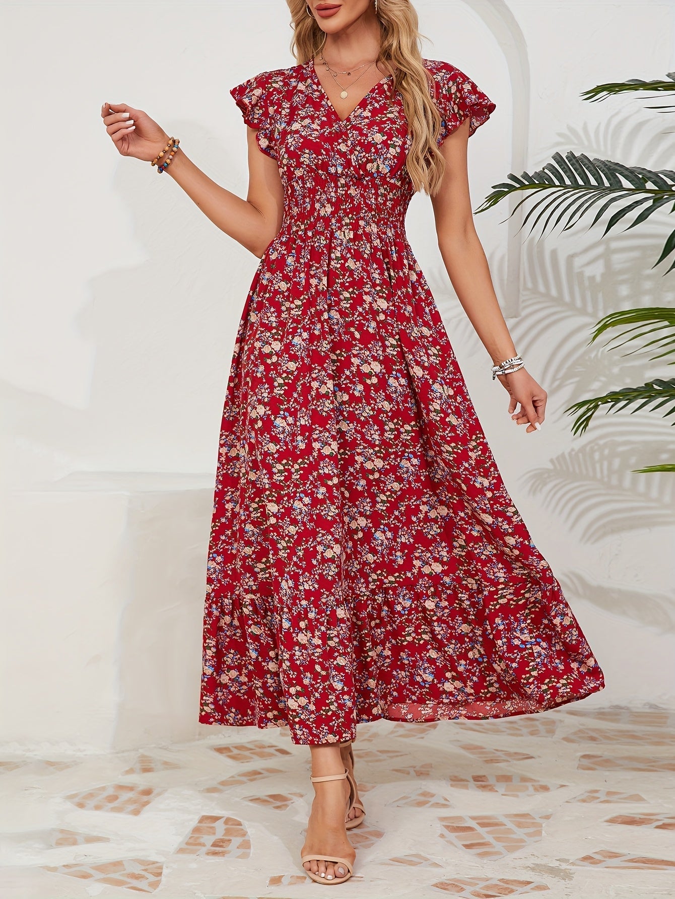 Elena | Floral Print Dress