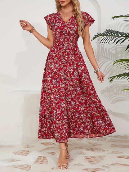Elena | Floral Print Dress