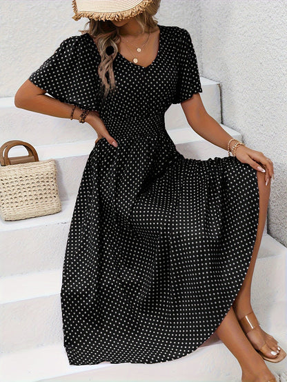 Raquel | Polka Dot Print Dress