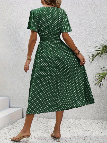 Raquel | Polka Dot Print Dress