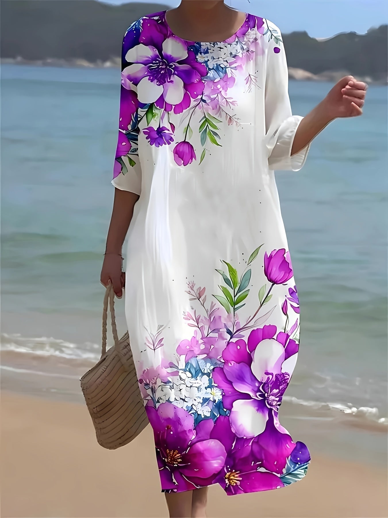 Briana | Floral Print Dress