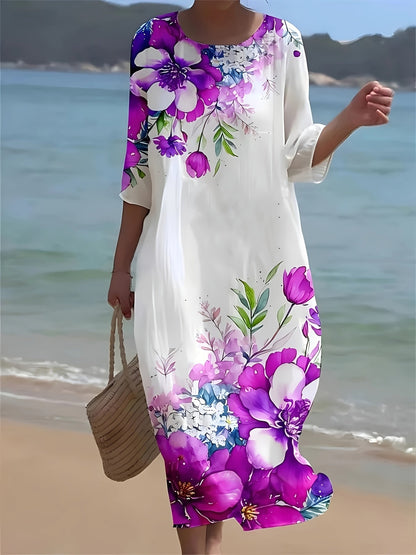 Briana | Floral Print Dress