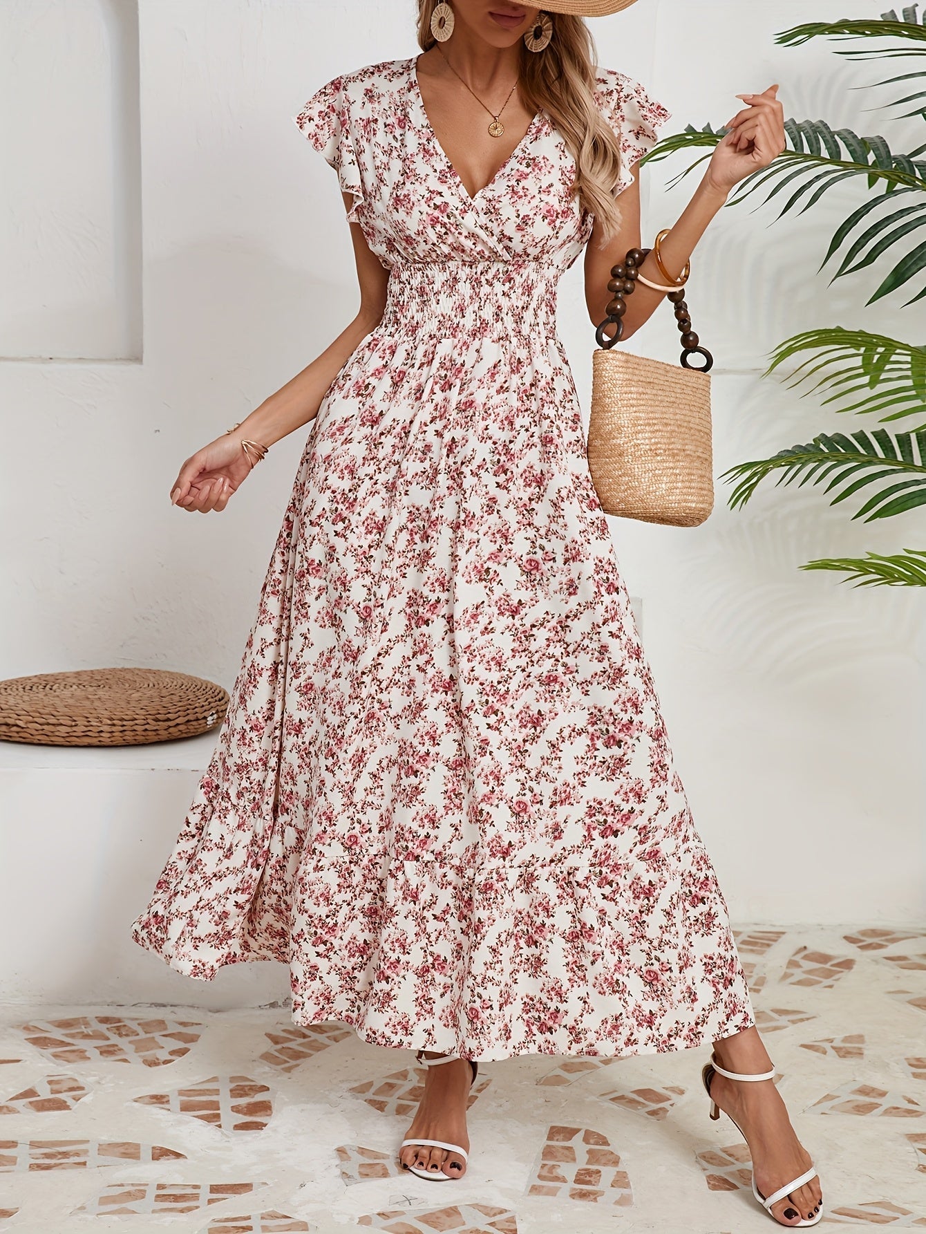 Elena | Floral Print Dress