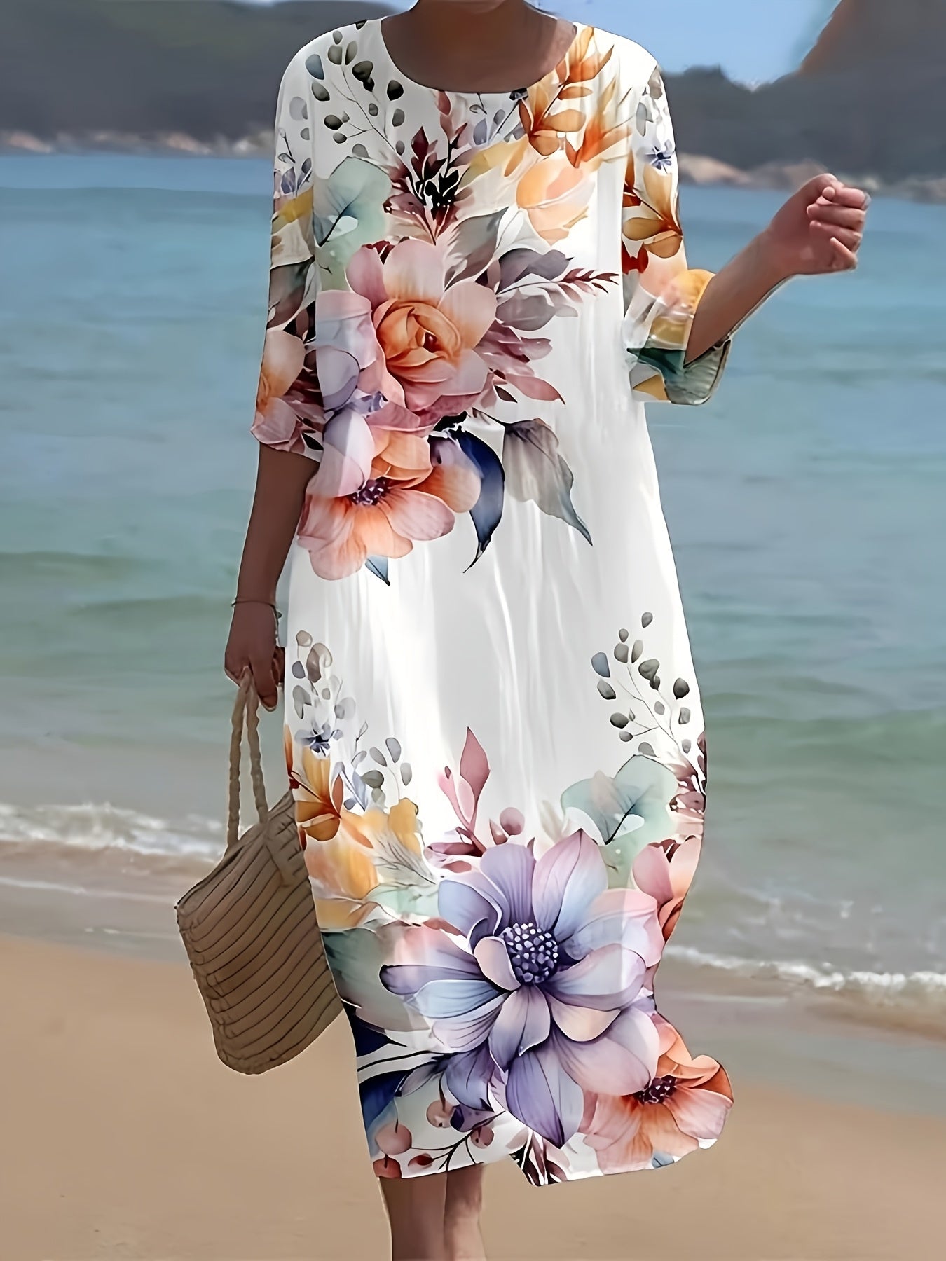 Elvira | Dress with Floral Print