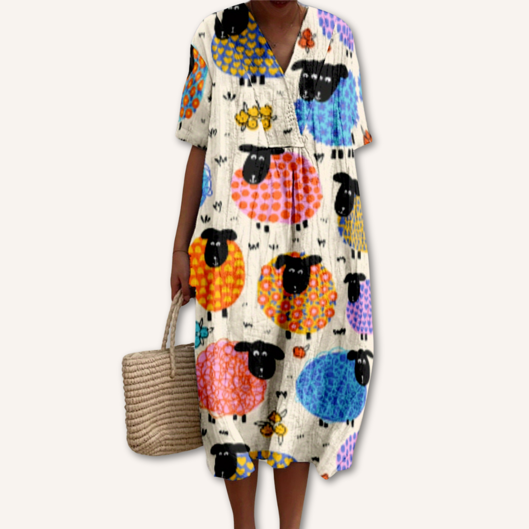Dafne｜Printed Dress