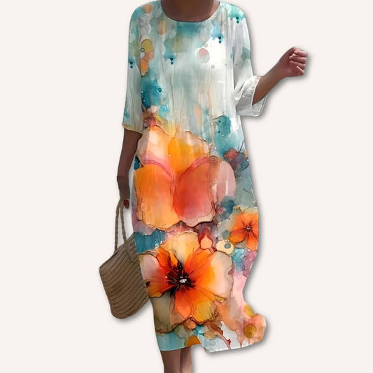 Zulema | Dress with Floral Print