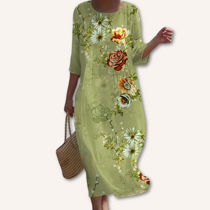 Ada | Dress with Floral Print