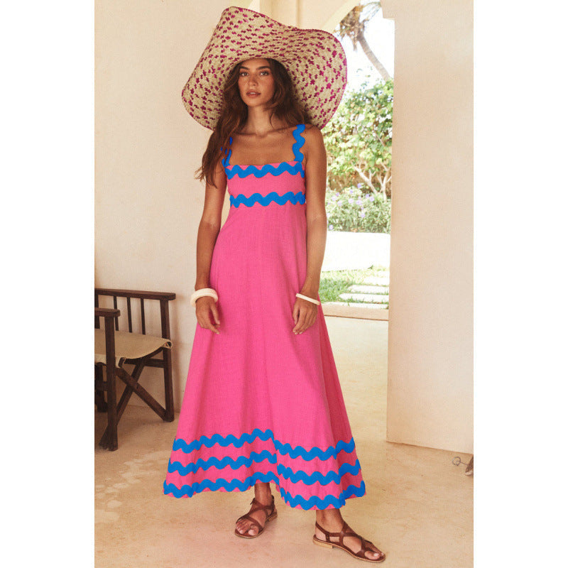 Pink Wrinkle Blue / 2XL/US 14