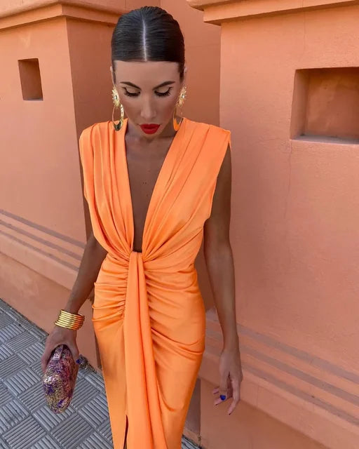 Ana™ | Pleated Maxi Dress
