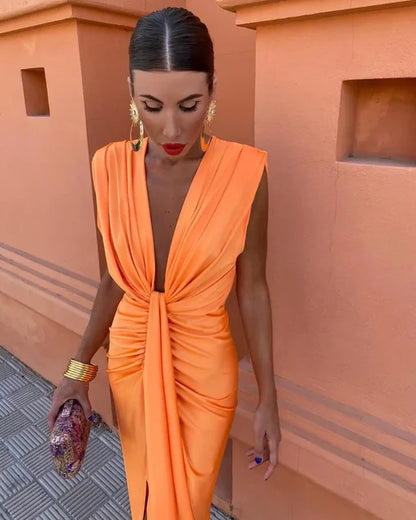 Ana™ | Pleated Maxi Dress