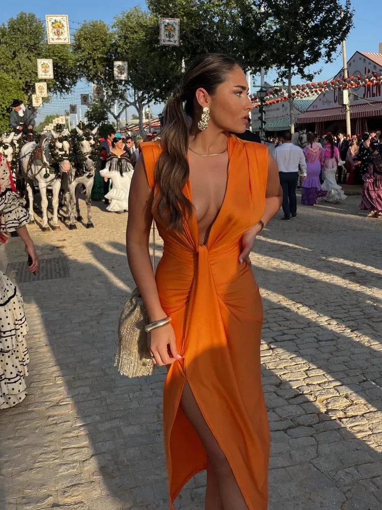Ana™ | Pleated Maxi Dress