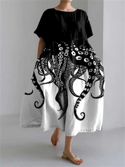 Rafaela | Artistic Summer Dress with Freedom of Movement and Unique Style for Casual Days
