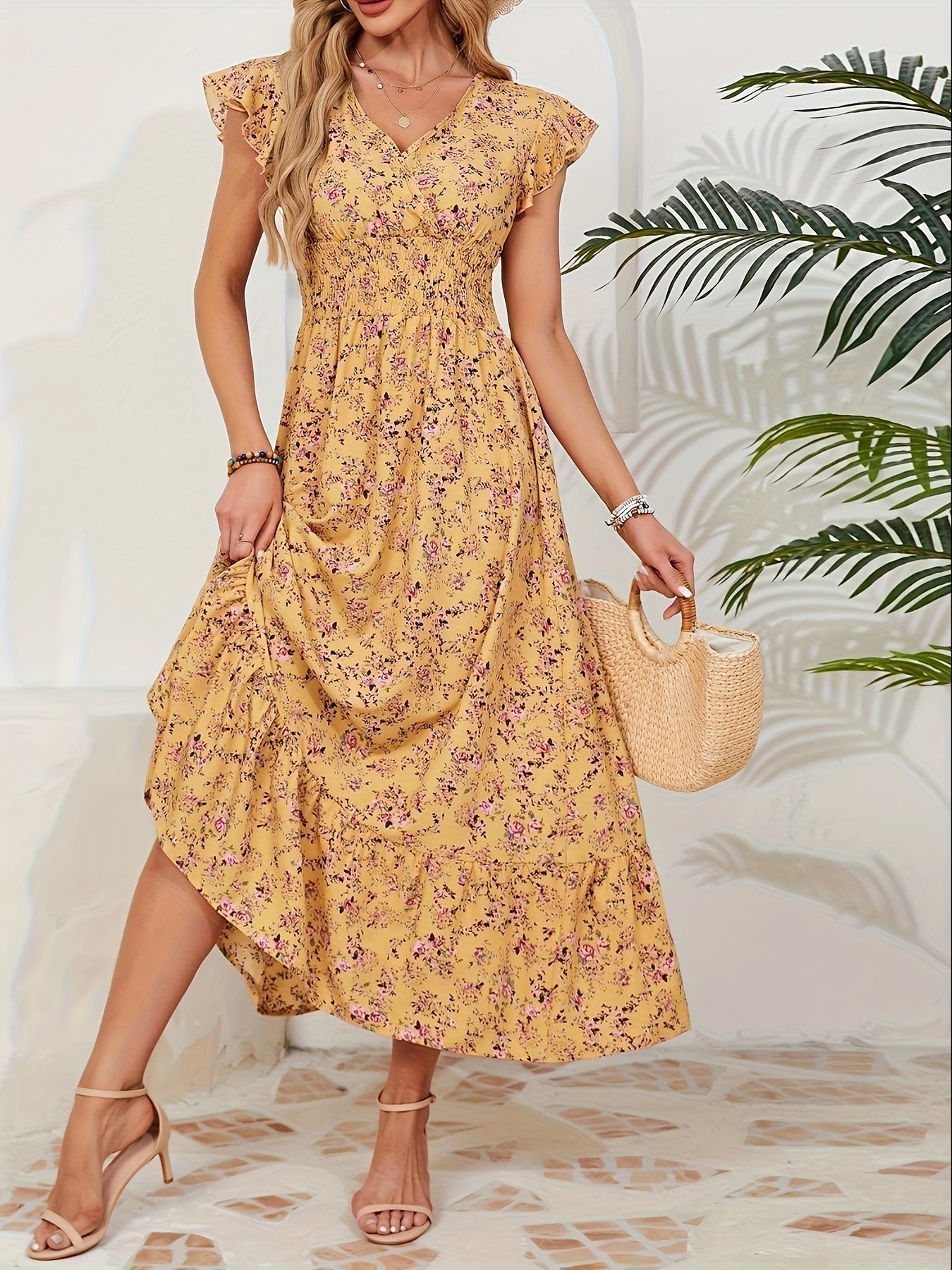 Elena | Floral Print Dress