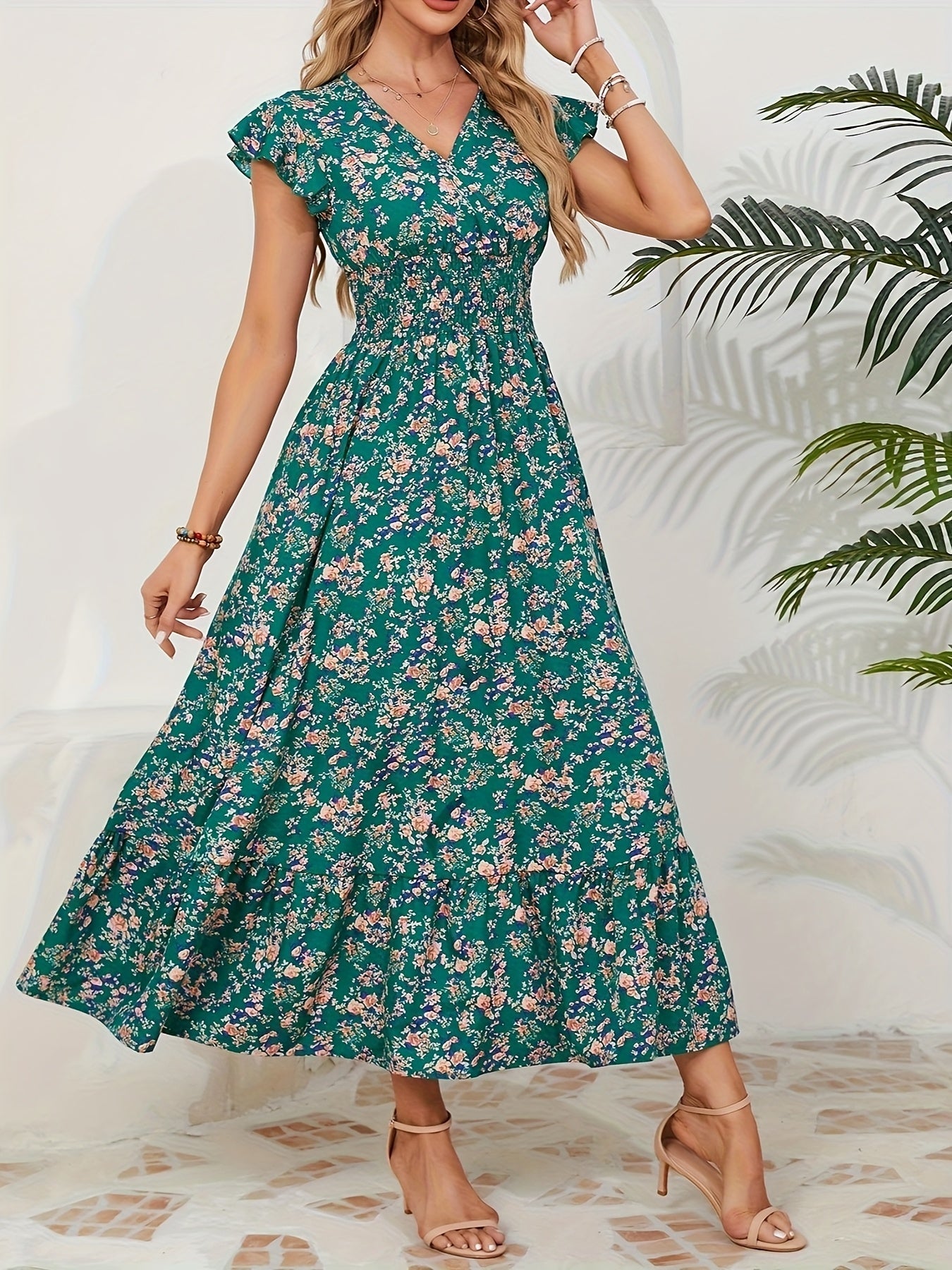 Elena | Floral Print Dress