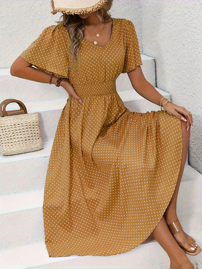Raquel | Polka Dot Print Dress