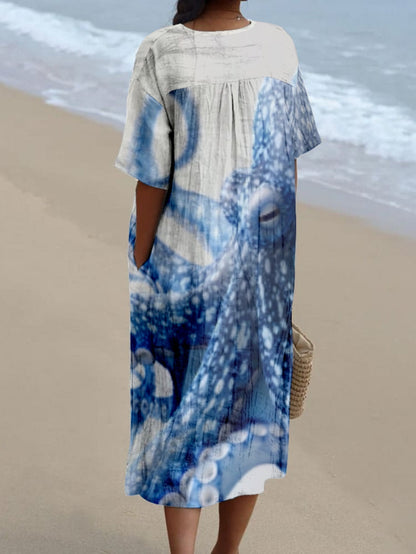 Dafne｜Printed Dress
