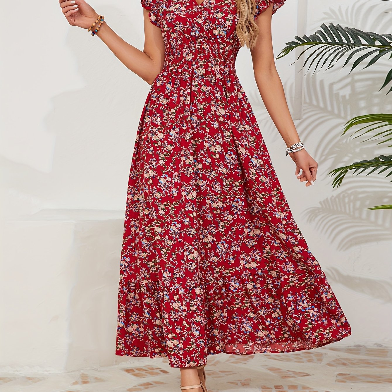 Elena | Floral Print Dress