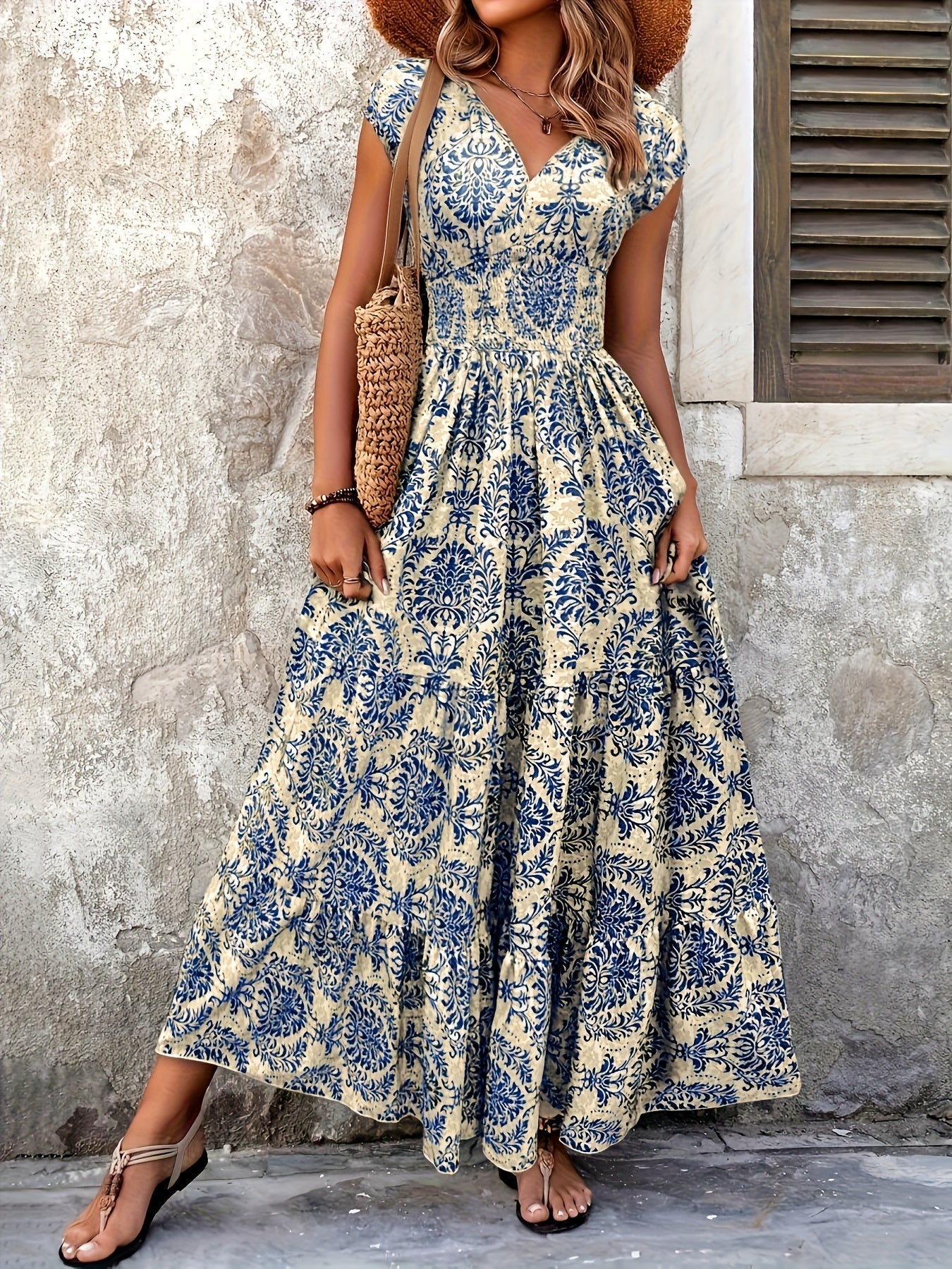 Sofía | Long Dress with V-Neck