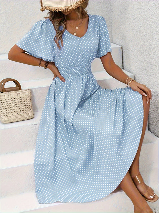 Raquel | Polka Dot Print Dress
