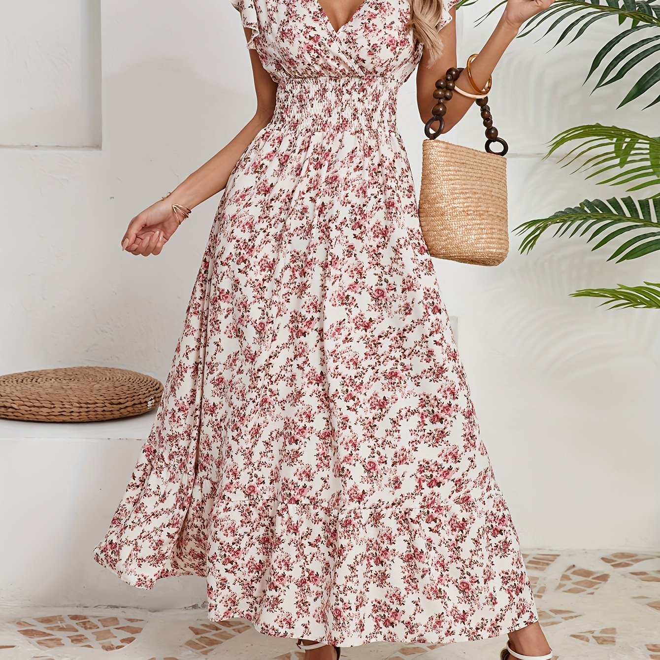 Elena | Floral Print Dress