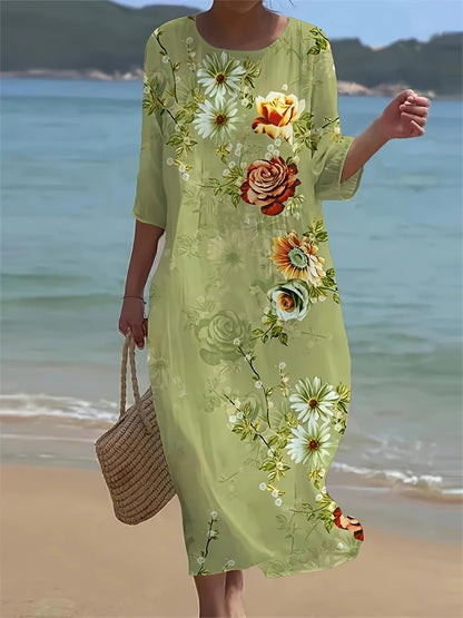 Ada | Dress with Floral Print