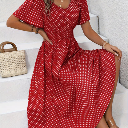 Raquel | Polka Dot Print Dress