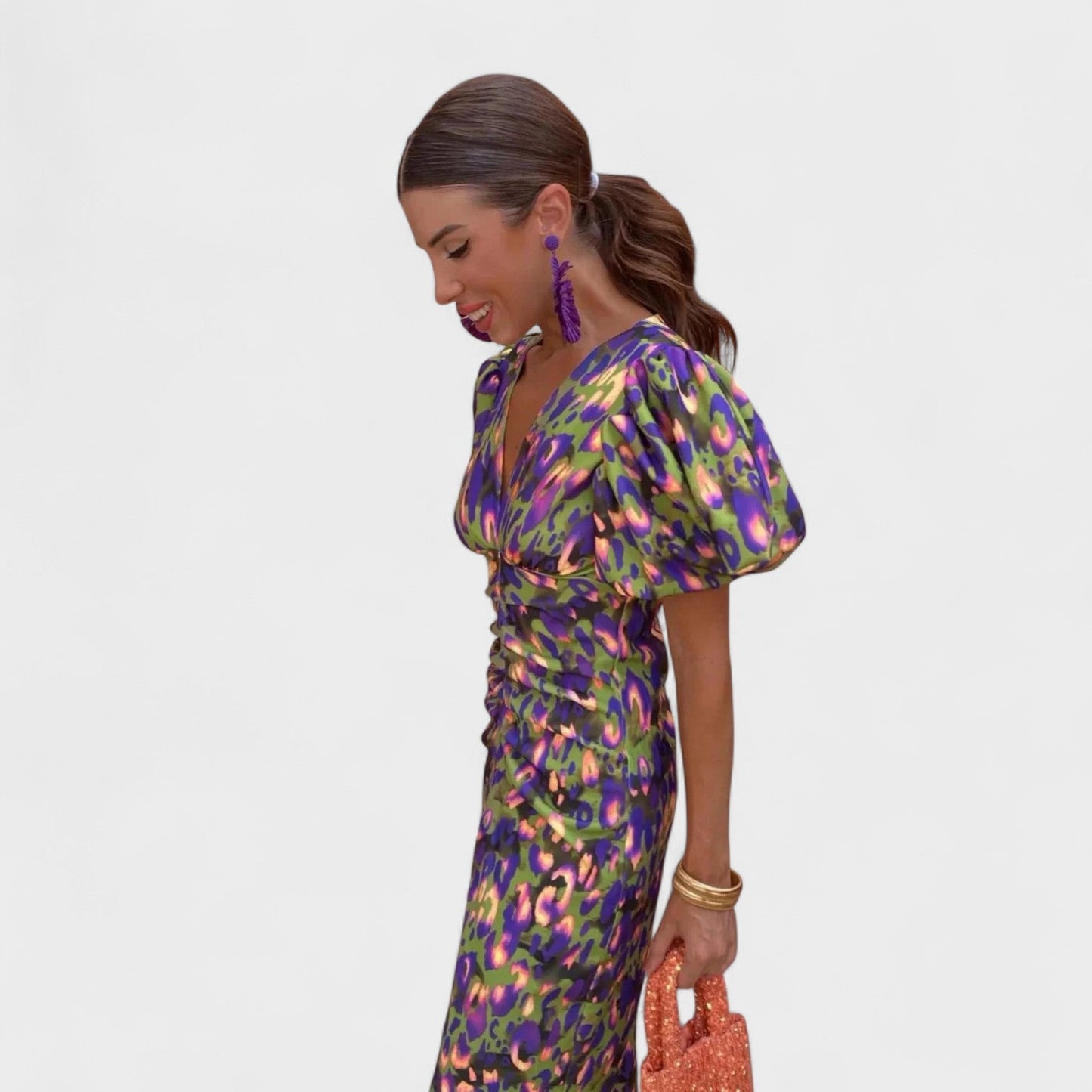 Lily | Tropical Fire Dress