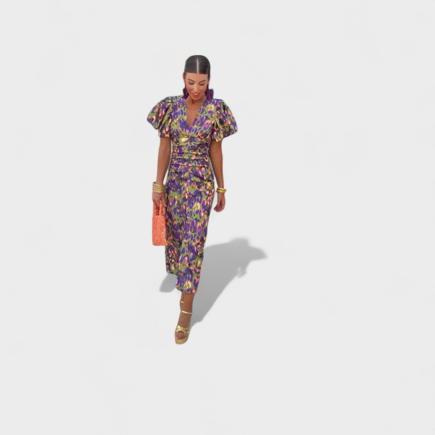 Lily | Tropical Fire Dress