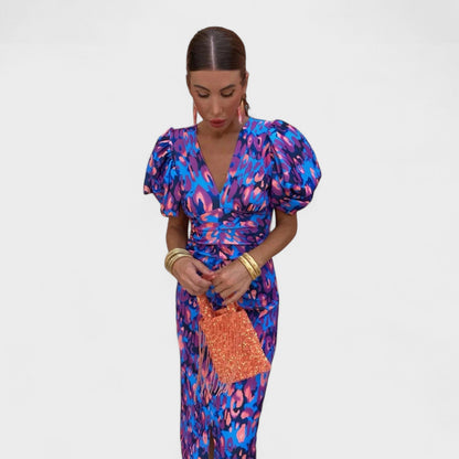 Lily | Tropical Fire Dress