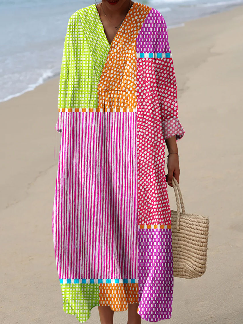 Renata｜Multicolor Printed Dress