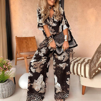 Lois - Elegant Top and Pants Set